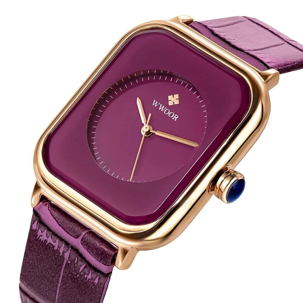 Purple luxury watch hot sale